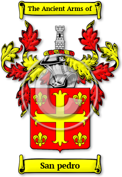 San pedro Family Crest Download (jpg) Legacy Series - 150 DPI